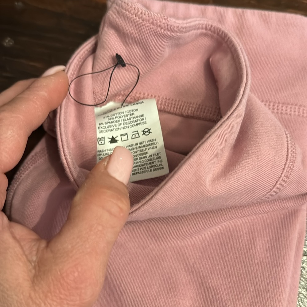 Girls Nike large leggings pink with rhinestones brand new with out tag - Picture 3 of 4